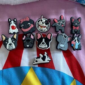 Cute French Bulldog Shoe Charms